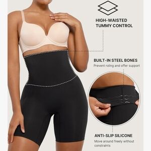 Tummy Control Shapewear High Waisted Shorts Women Seamless Comfy Body Shaper